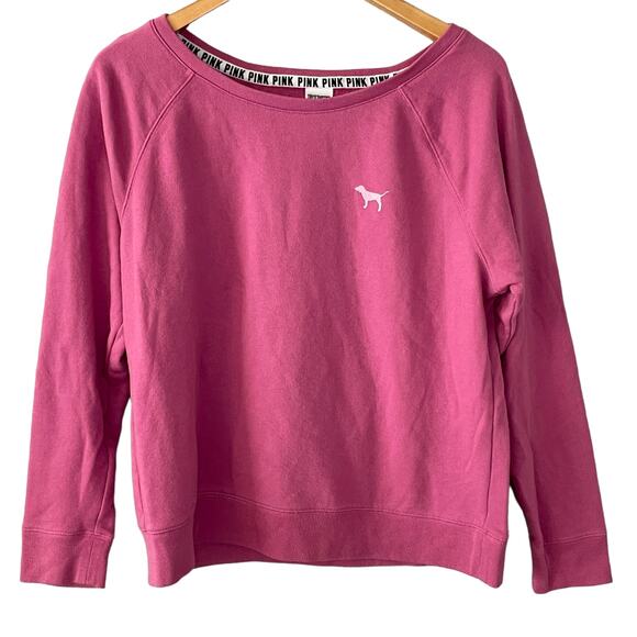 PINK Victoria's Secret Tops - PINK Victoria's Secret Sweatshirt Pink Womens size Small